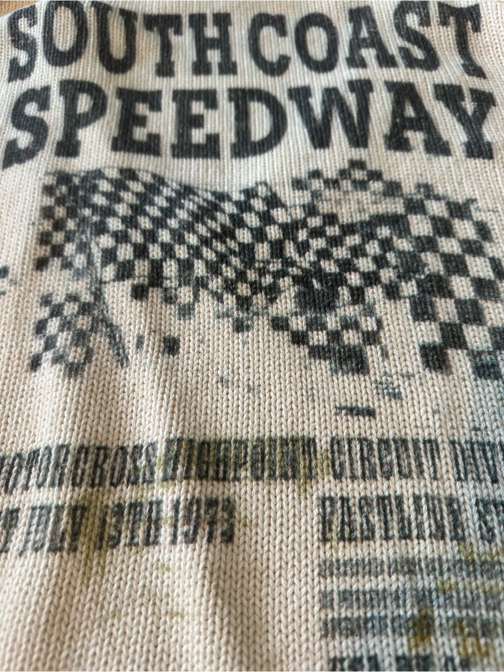 New with Tag! Anthropologie Pilcro “Southcoast Speedway' Graphic Knit Sweater M - Picture 5 of 11